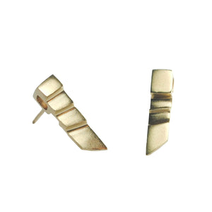 9K Gold Small Steps Earrings