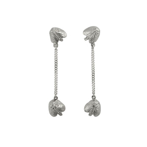 Silver Snout Dangle Earrings