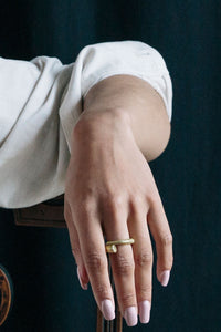Solid Gold Tail Ring
