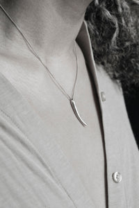 Small Silver Tail Pendant